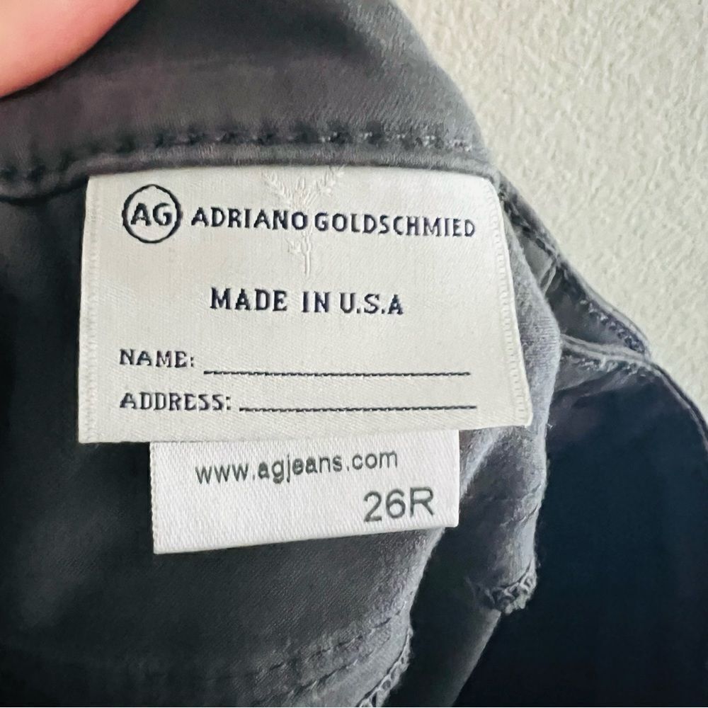 ADRIANO GOLDSCHMIED AG Women's Brown Zip Up Legging Ankle Skinny Jeans Size 26R - Picture 7 of 10